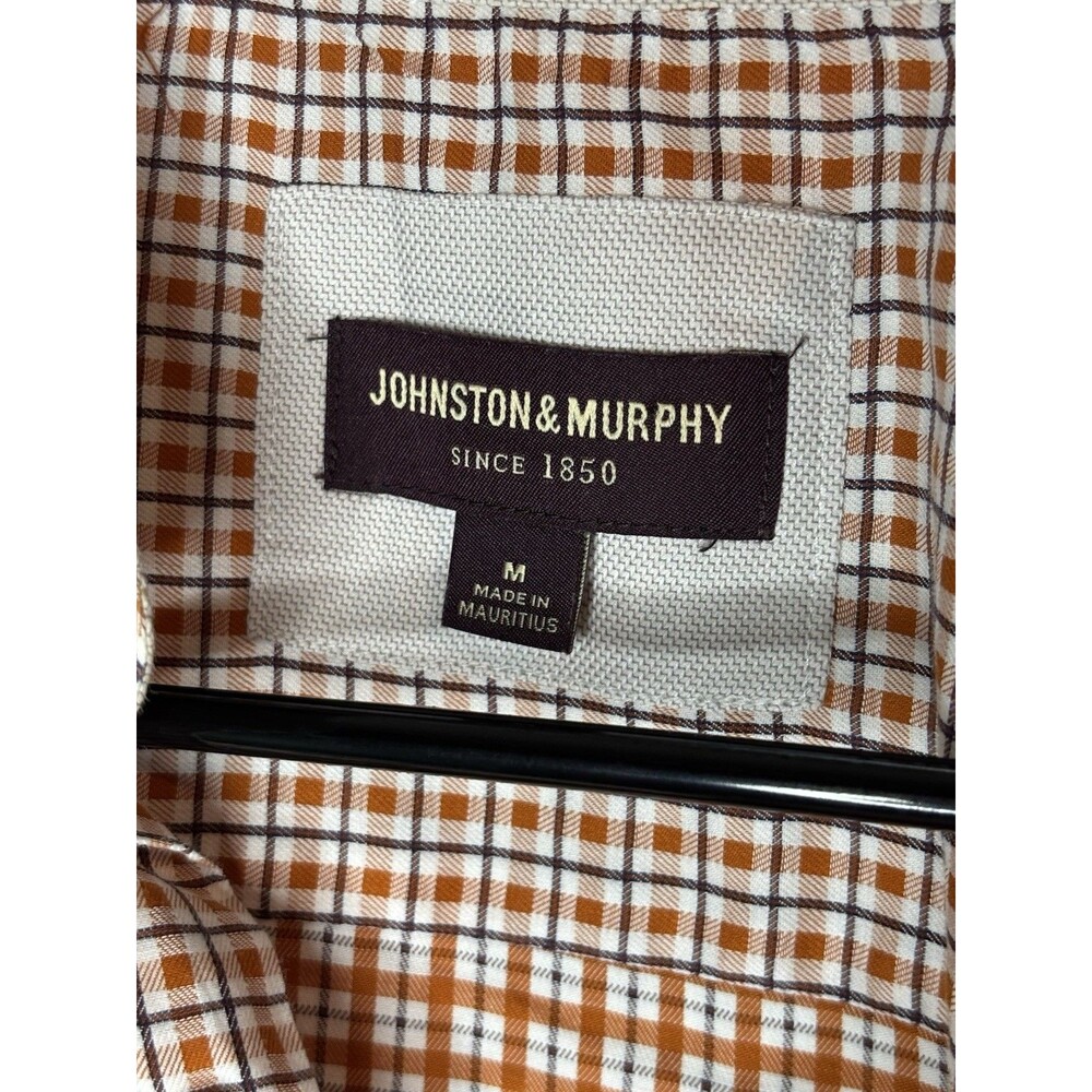 Johnston & Murphy Men’s Medium Long Sleeve Shirt - Burnt Orange Color